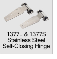 1377S & 1377L Stainless Steel Self Closing Hinges