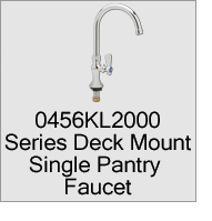 0456KL2000 Series Deck Mount Single Pantry Faucets