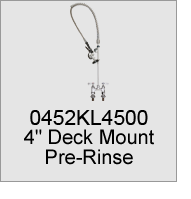 0452KL4500 4" Deck Mount Pre-Rinse