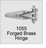 1055 Forged Brass Hinge
