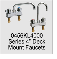 0456KL4000 Series 4" Deck Mount Faucets