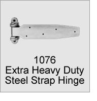 1076 Extra Heavy Duty Steel Strap Hinge