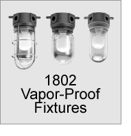 Incandescent Vapor-Proof Fixtures for Walk-In Coolers and Freezers