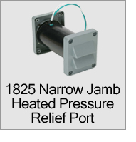 1825 Narrow Jamb Heated Vent