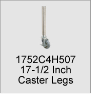 1752C4H507 17-1/2 Inch Caster Legs