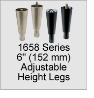 1658 6" (152mm) Adjustable Height Equipment Legs