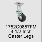 1752C0857FM 8-1/2 Inch Caster Legs