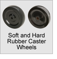 Soft and Hard Rubber Caster Wheels