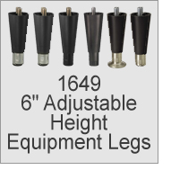 1649 6" Adjustable Height Equipment Legs