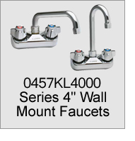 0457KL4000 Series 4" Wall Mount Faucets